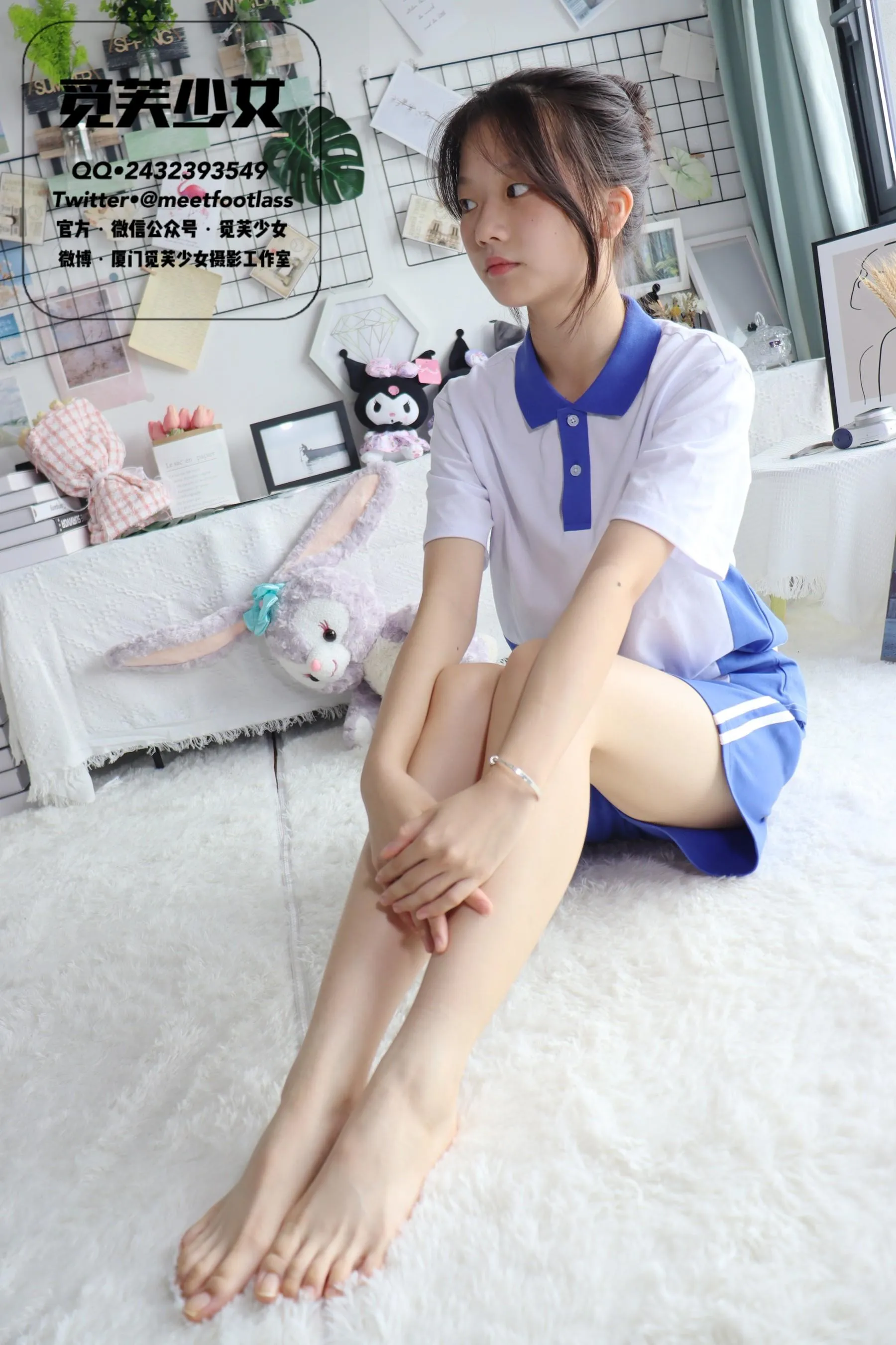 [觅芙少女]NO.002 怀念17岁的校服与蝉鸣交织的夏天 [106P]插图5